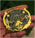 Kiss The Queen Enamel Pin